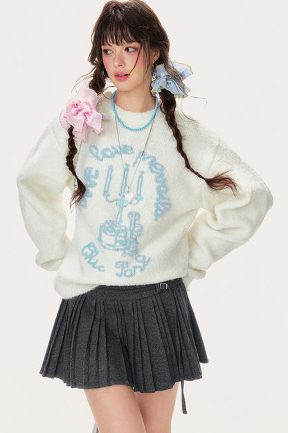 Winter Jacquard Crew Sweater