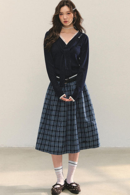 Luxe Patchwork Knit Sweater