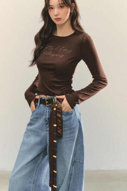 Slim Stitched Bolero Top