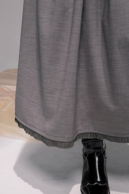 Princess Waistline Pleated Suspender Dress