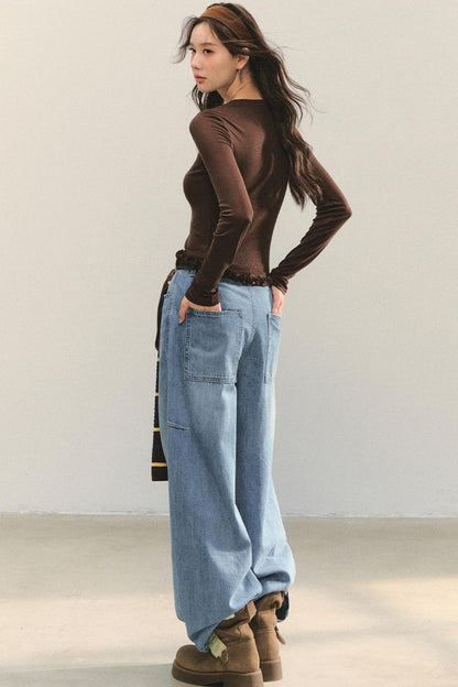 Slim Stitched Bolero Top