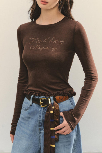 Slim Stitched Bolero Top