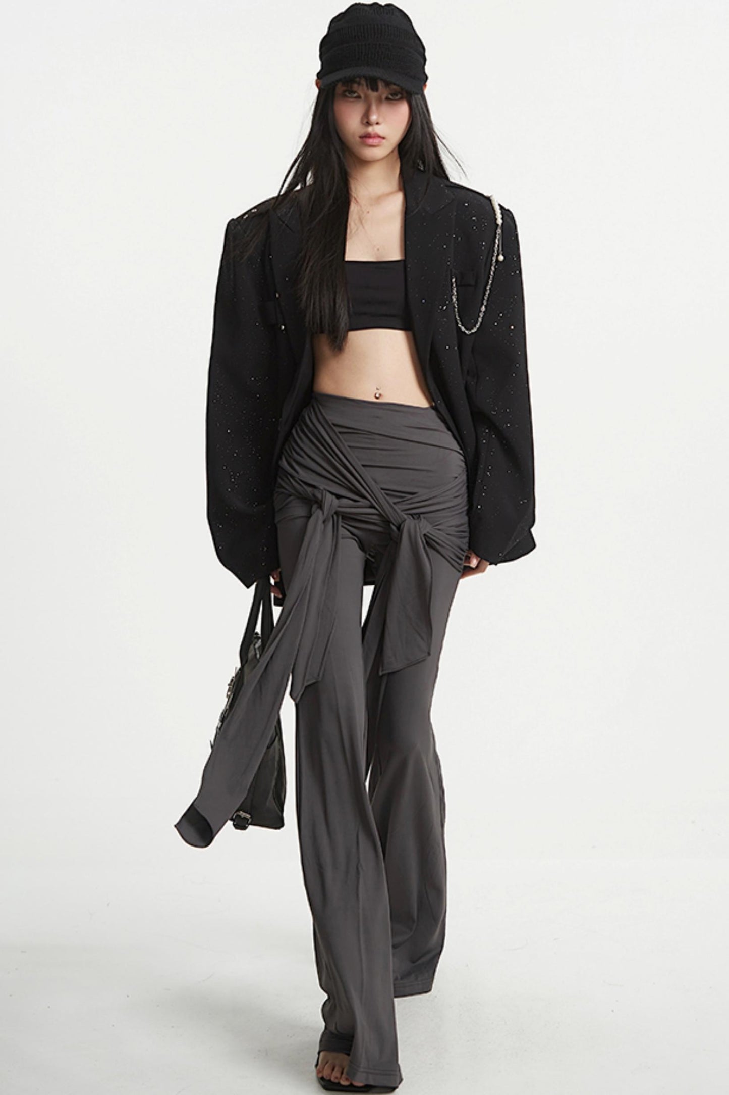 Strappy Flared Pants