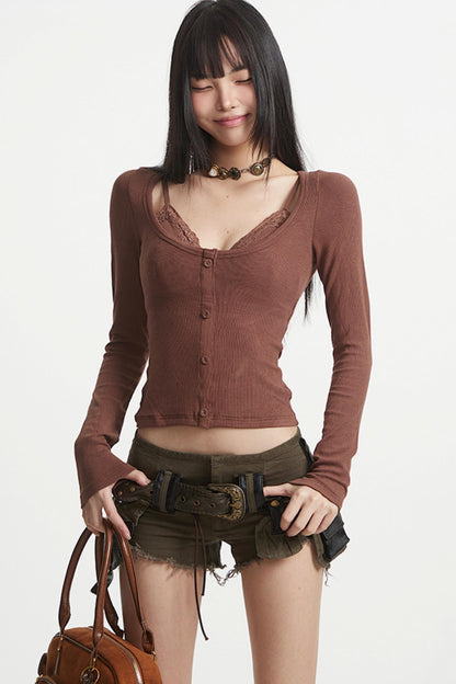 Pure Lace Sleeve Top