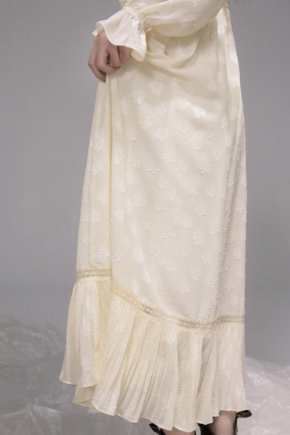 Lotus Pleated Halterneck Dress