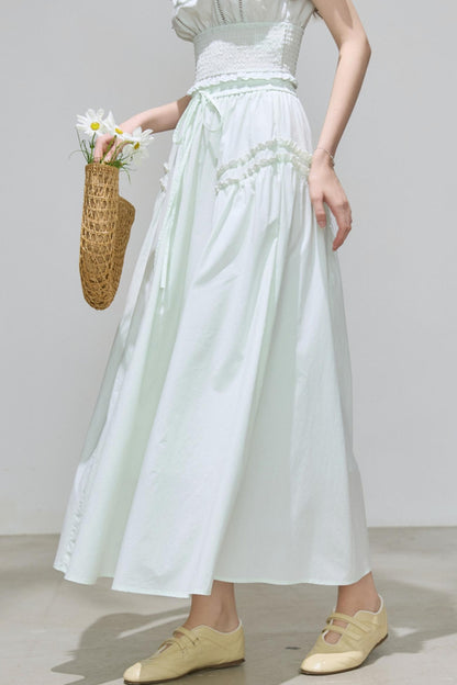 Puff Sleeve Top Skirt Set-Up