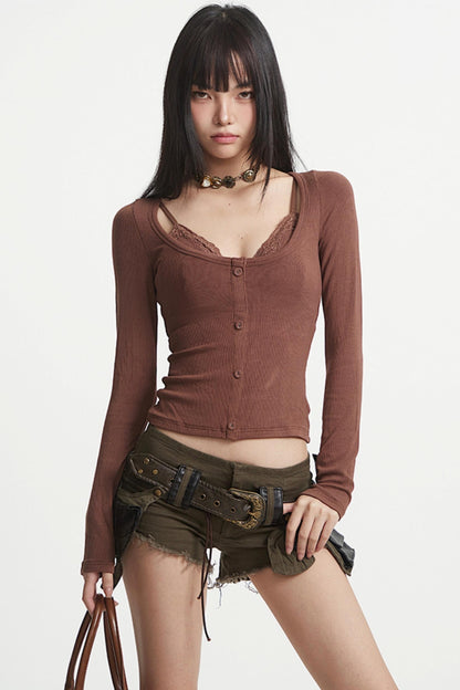 Pure Lace Sleeve Top