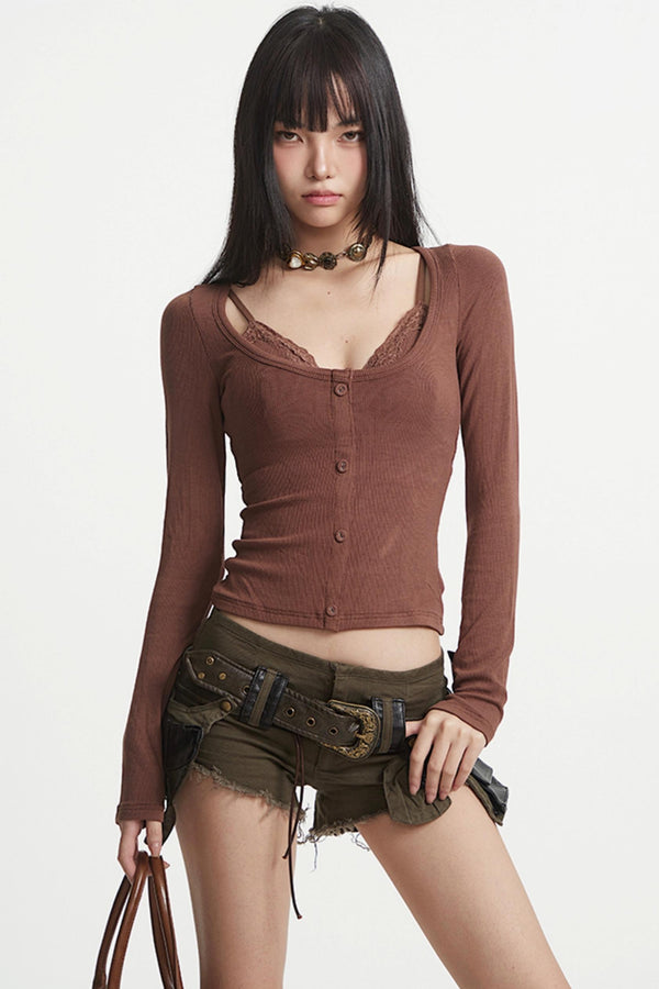 Pure Lace Sleeve Top