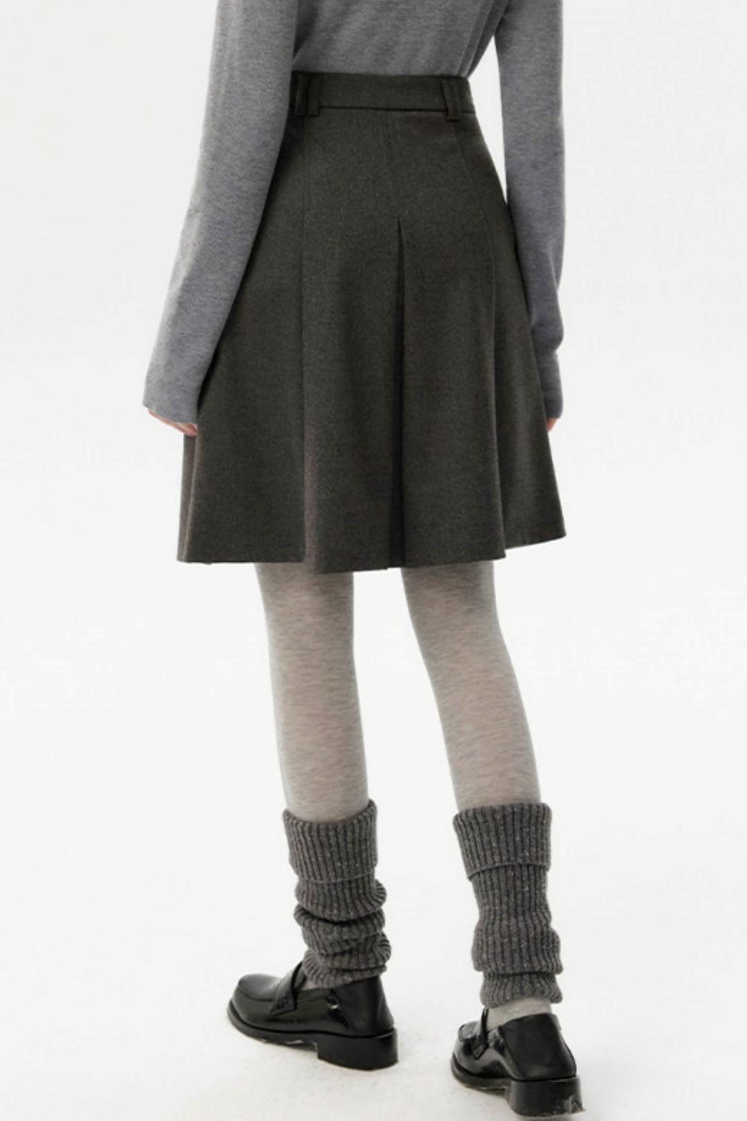 Casual Versatile Mid-Length Skirt