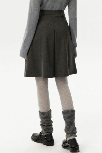 Casual Versatile Mid-Length Skirt