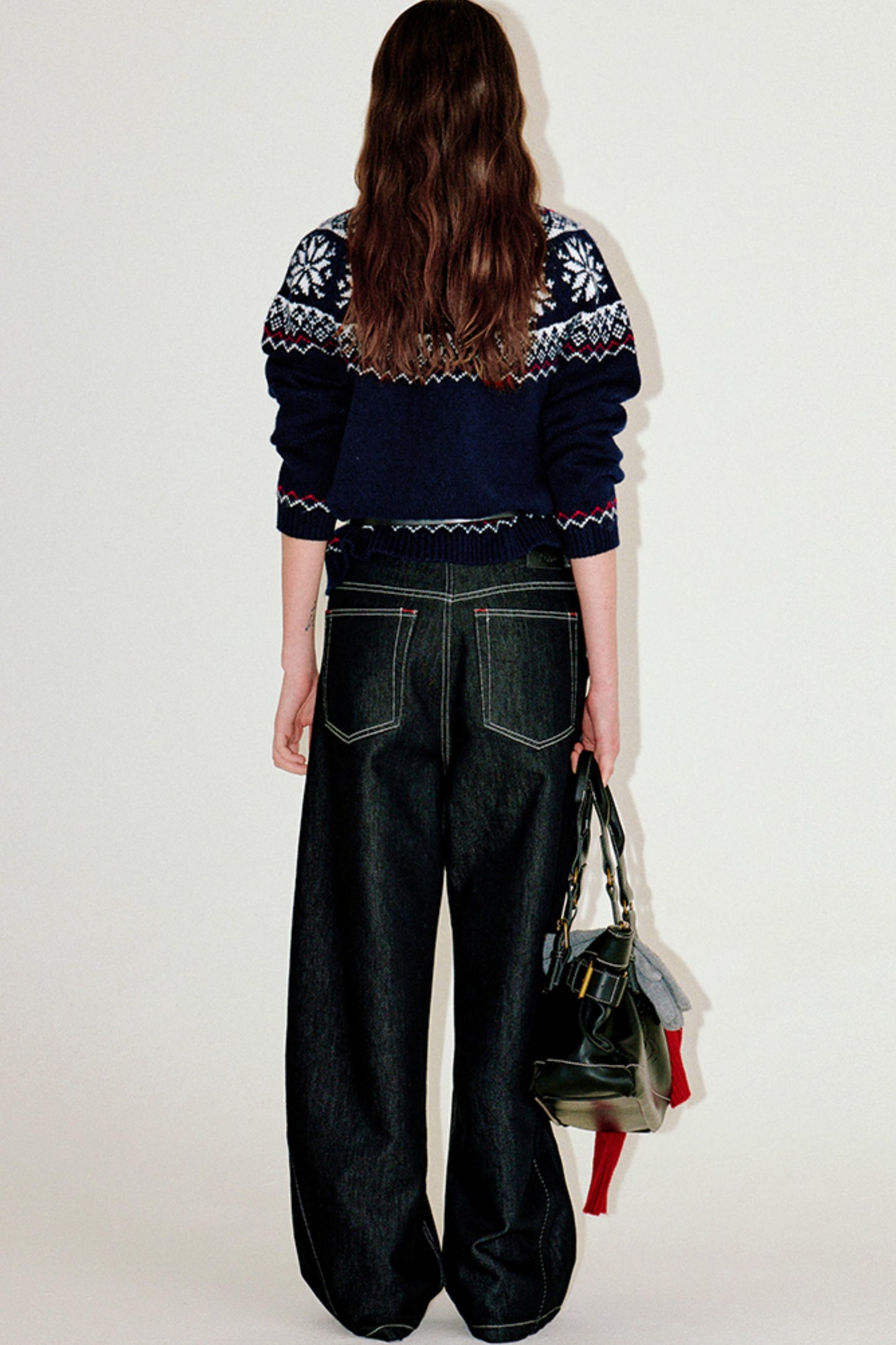 Snowflake Wool Sweater