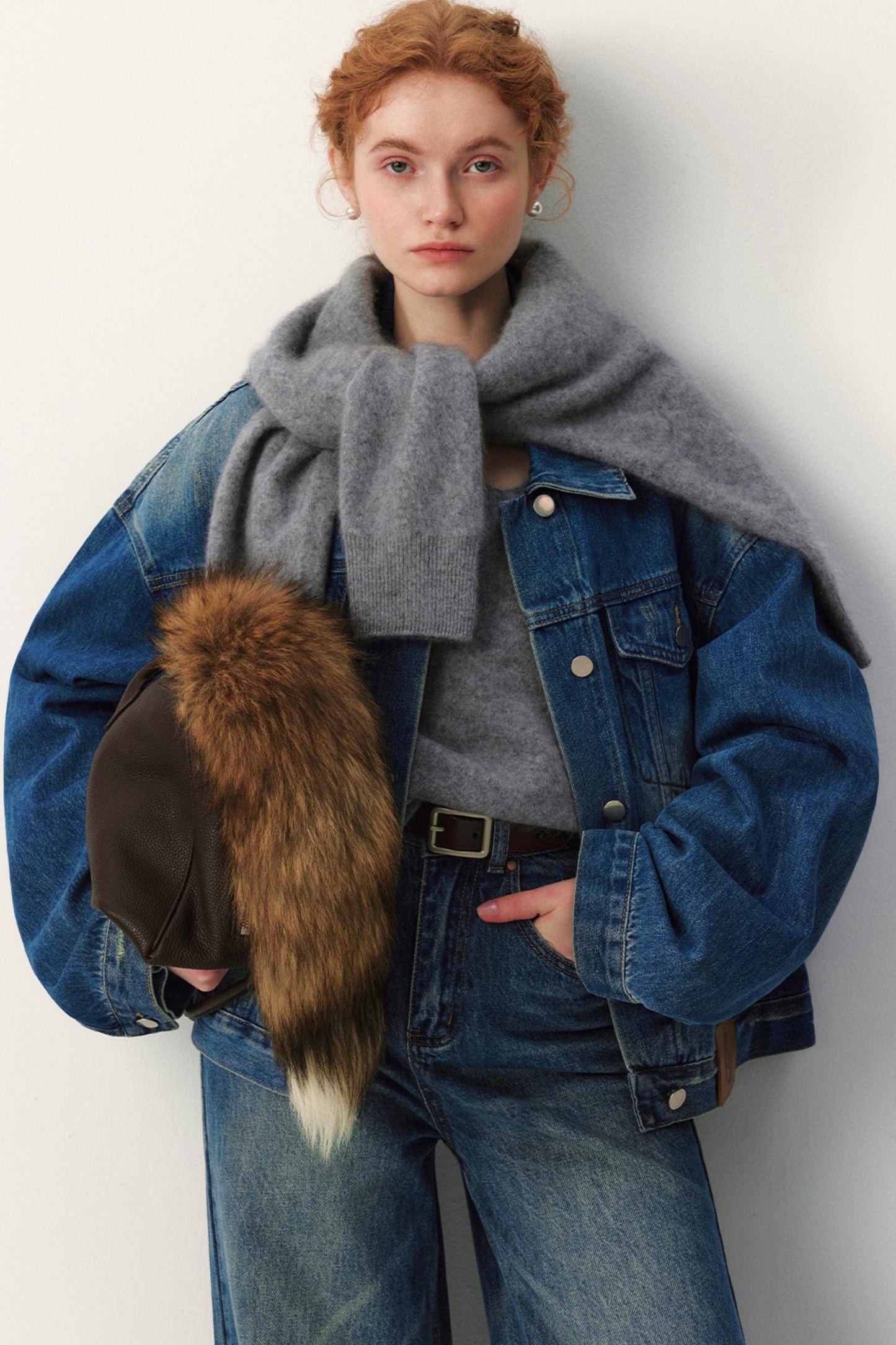 Retro Blue Denim Jacket Set-Up