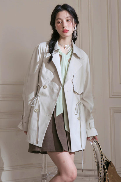 Silhouette Pine Trench Coat