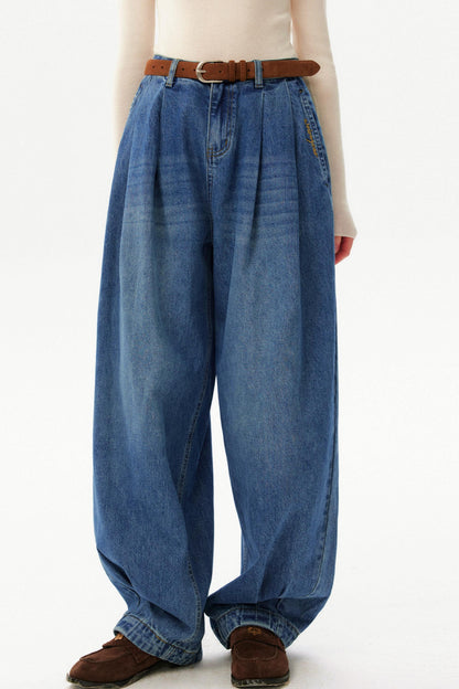 Blue Washed Scimitar Pants