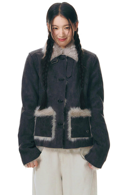 Integrated Lapel Winter Cotton Jacket