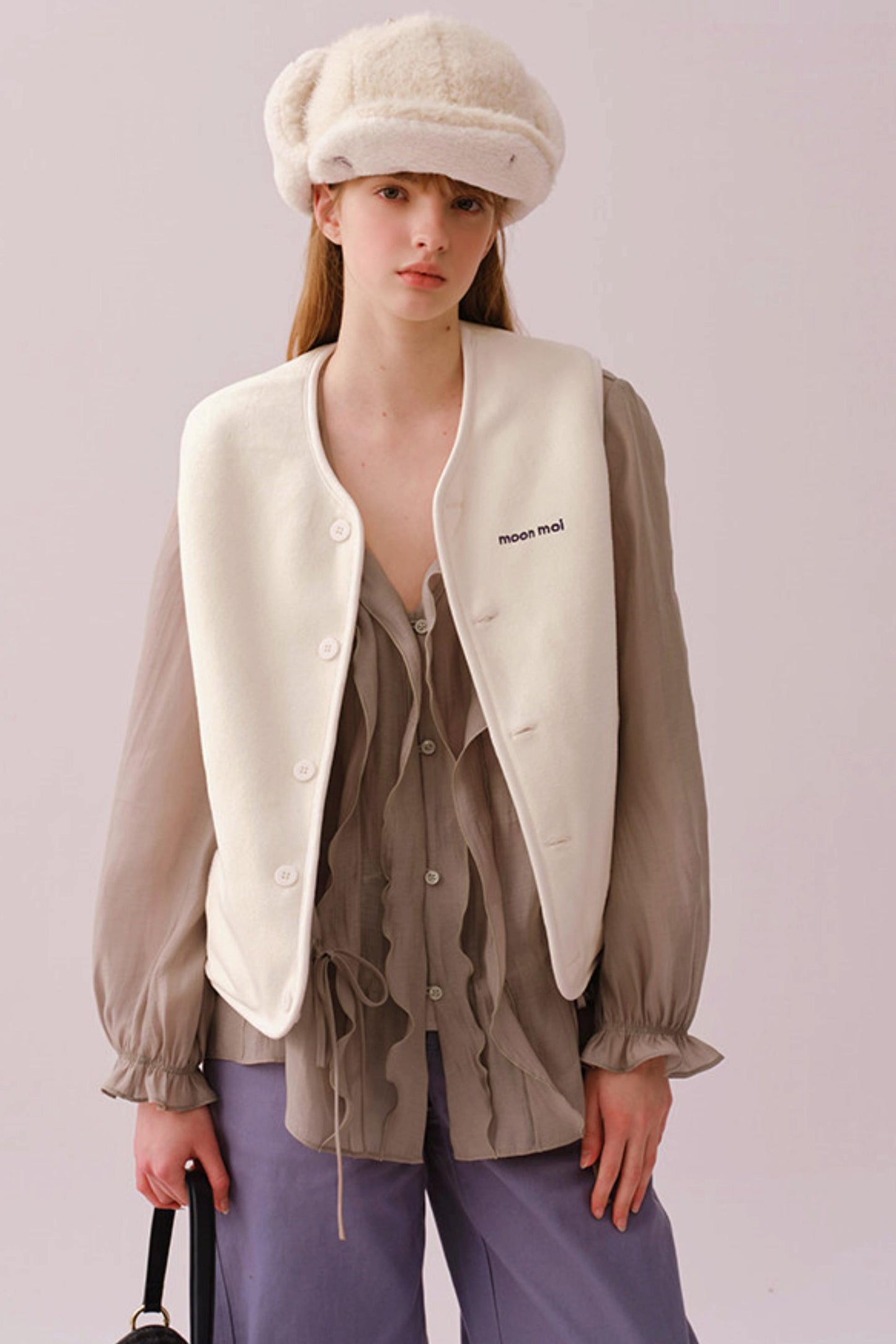 Reversible Plush Lei Feng Hat