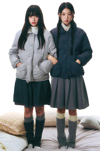 Winter Curved Pocket Cotton Jacket