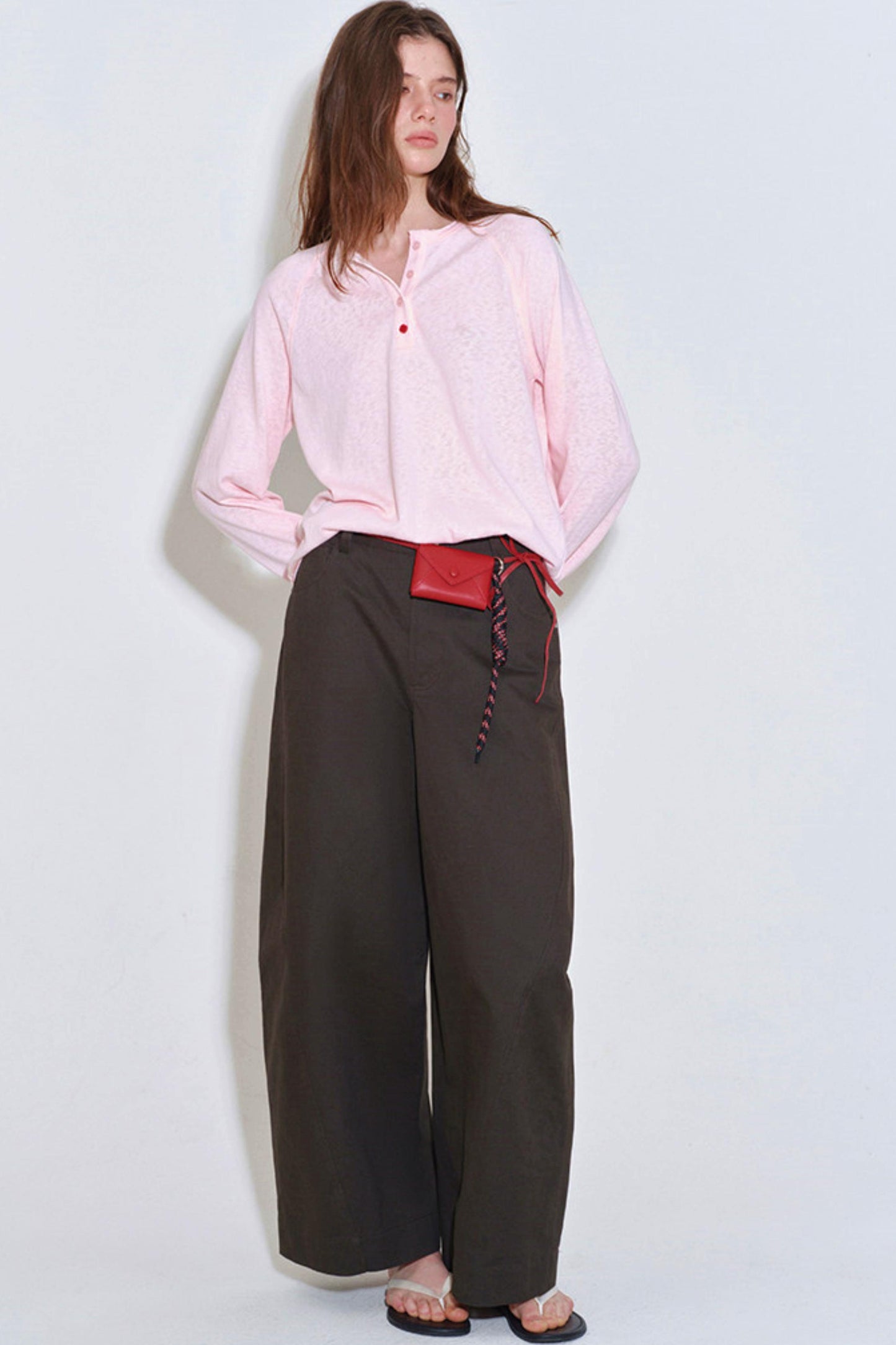 Bright-Colored Raglan T-Shirt