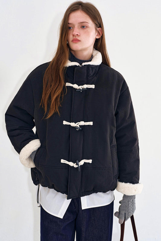 Frosted Faux Lamb Wool Jacket