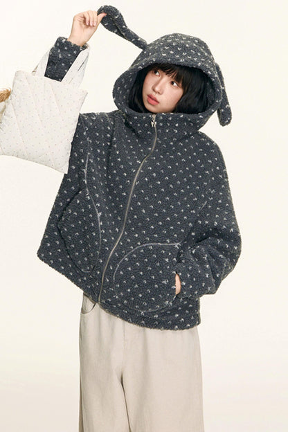 Rabbit Polka Dot Lambswool Jacket