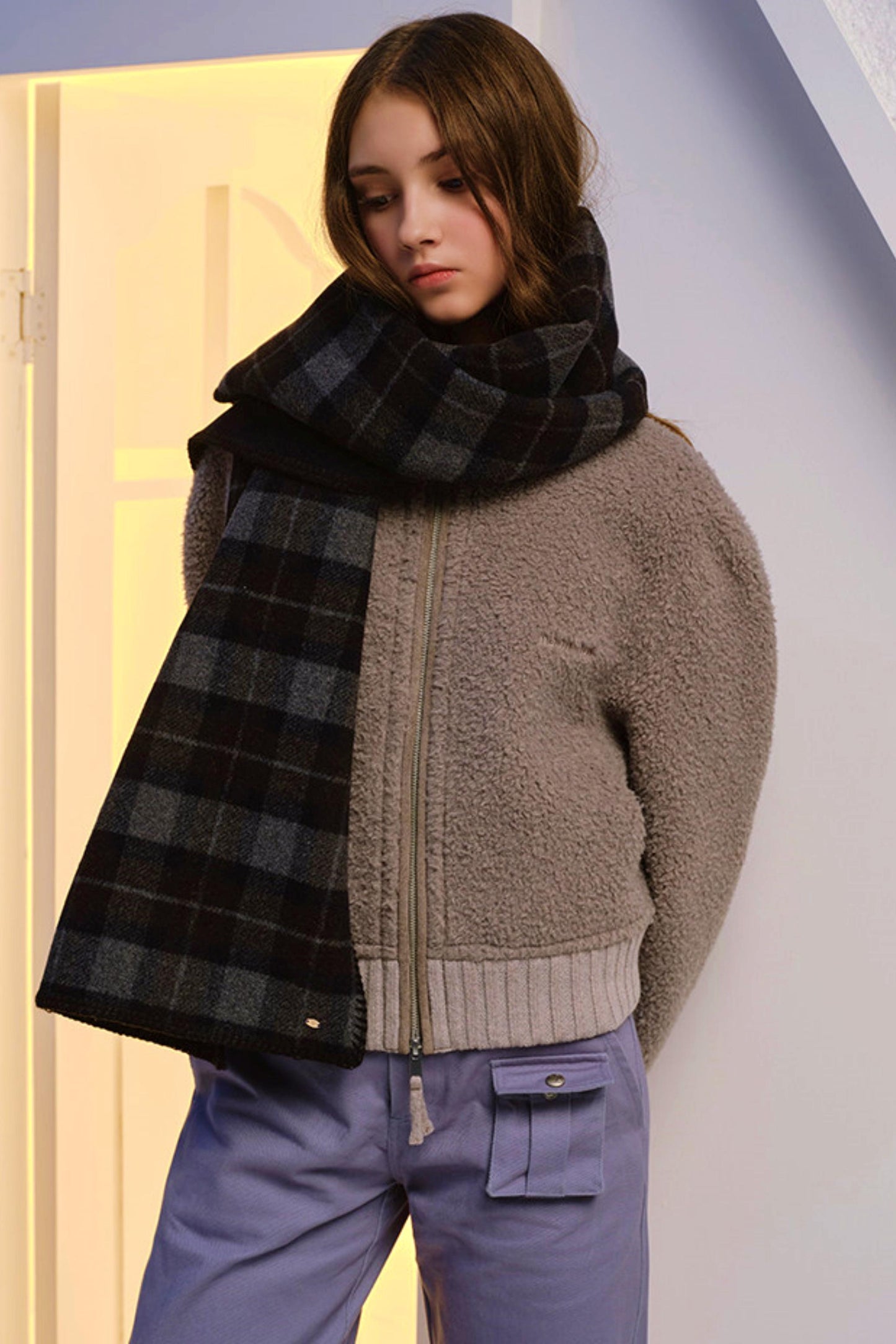 Plaid Prelude Wool Scarf