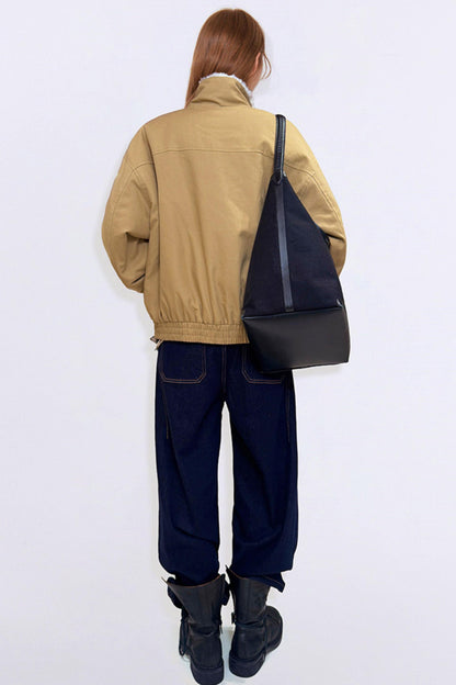 Eco-Friendly Faux Fur Cotton Jacket