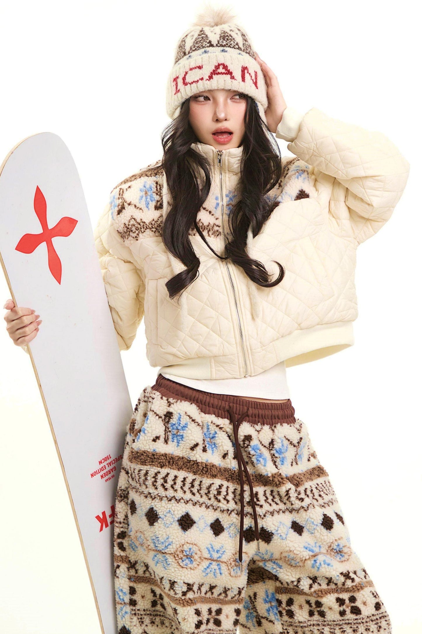 Retro Fair Isle Wool Hat