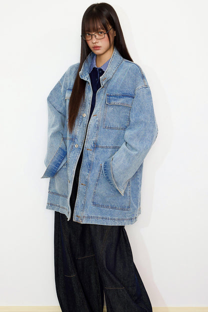 Cargo Denim Jacket
