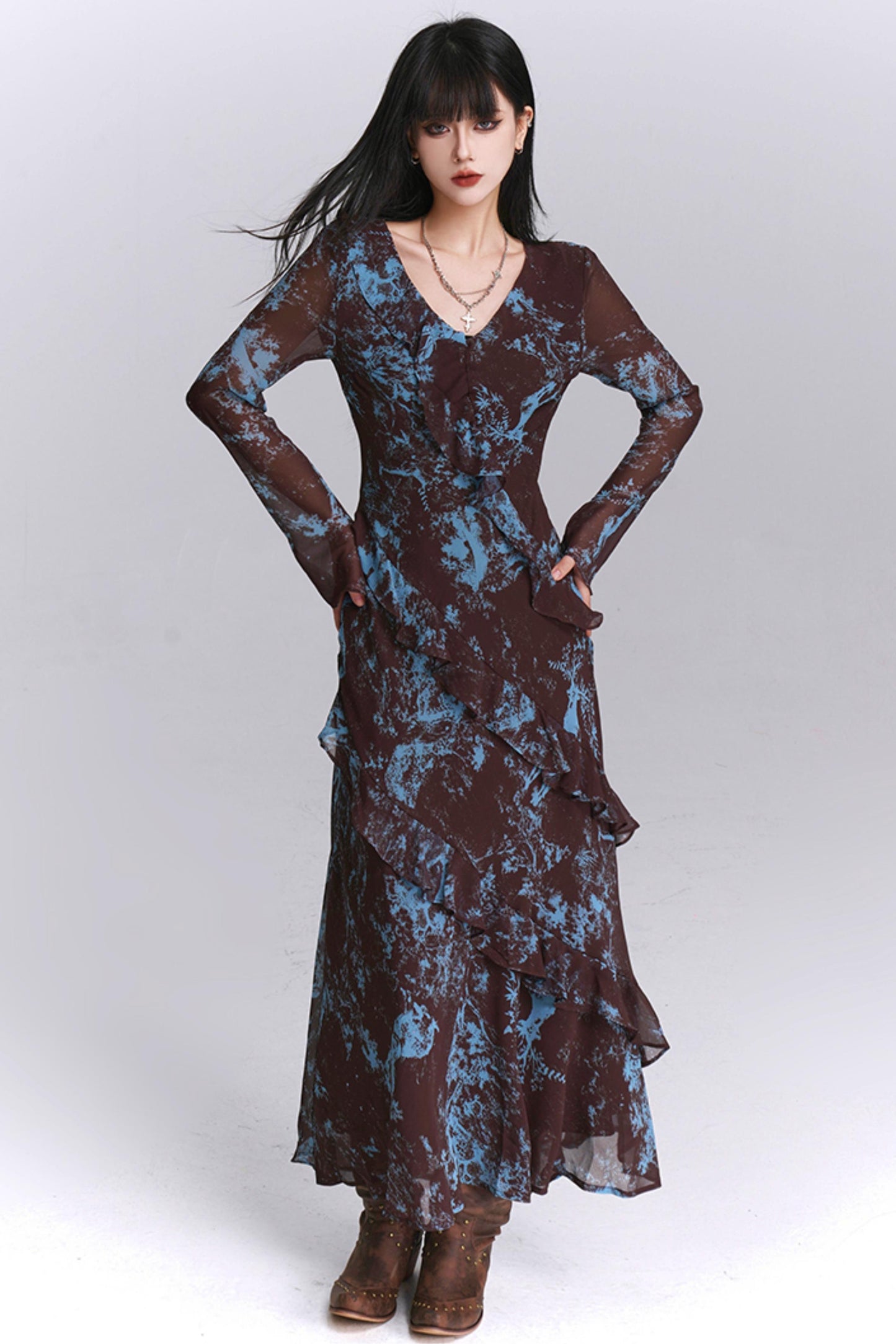 Atmospheric Slim Fit Casual Dress