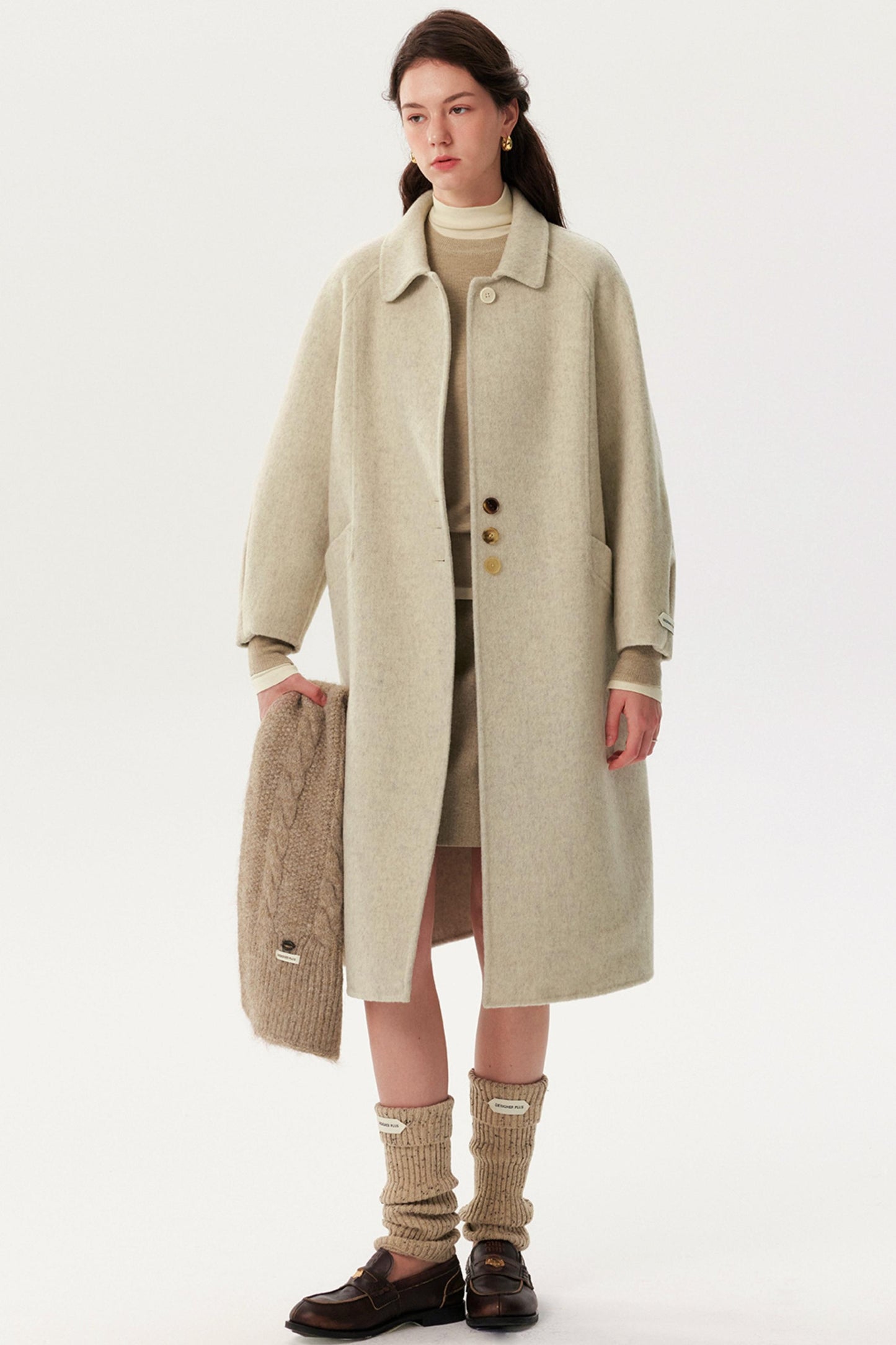 Doll Collar Wool Coat