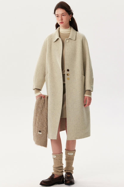 Doll Collar Wool Coat