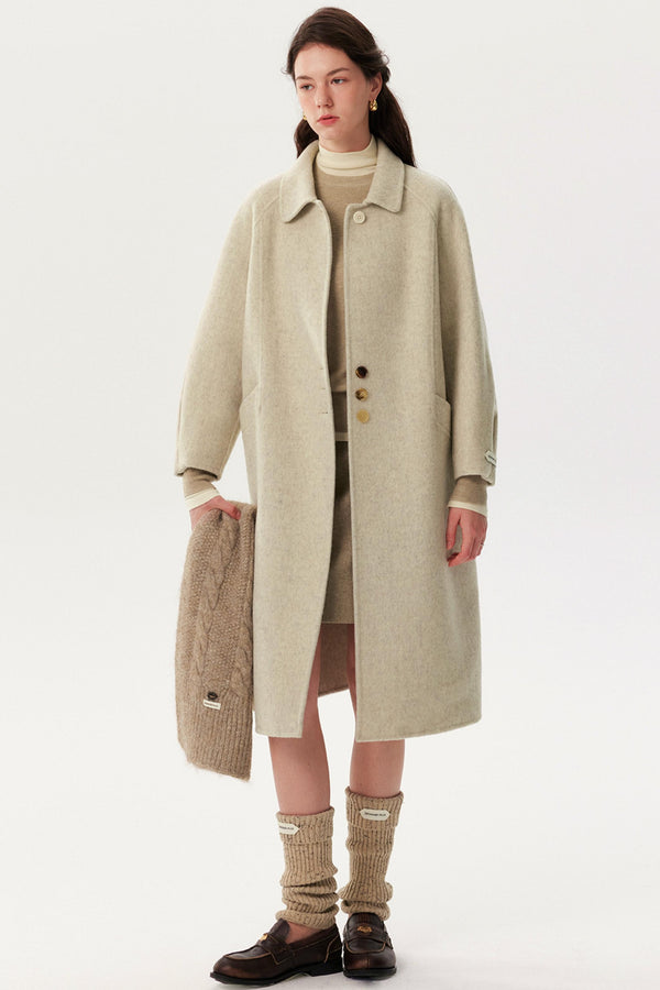 Doll Collar Wool Coat
