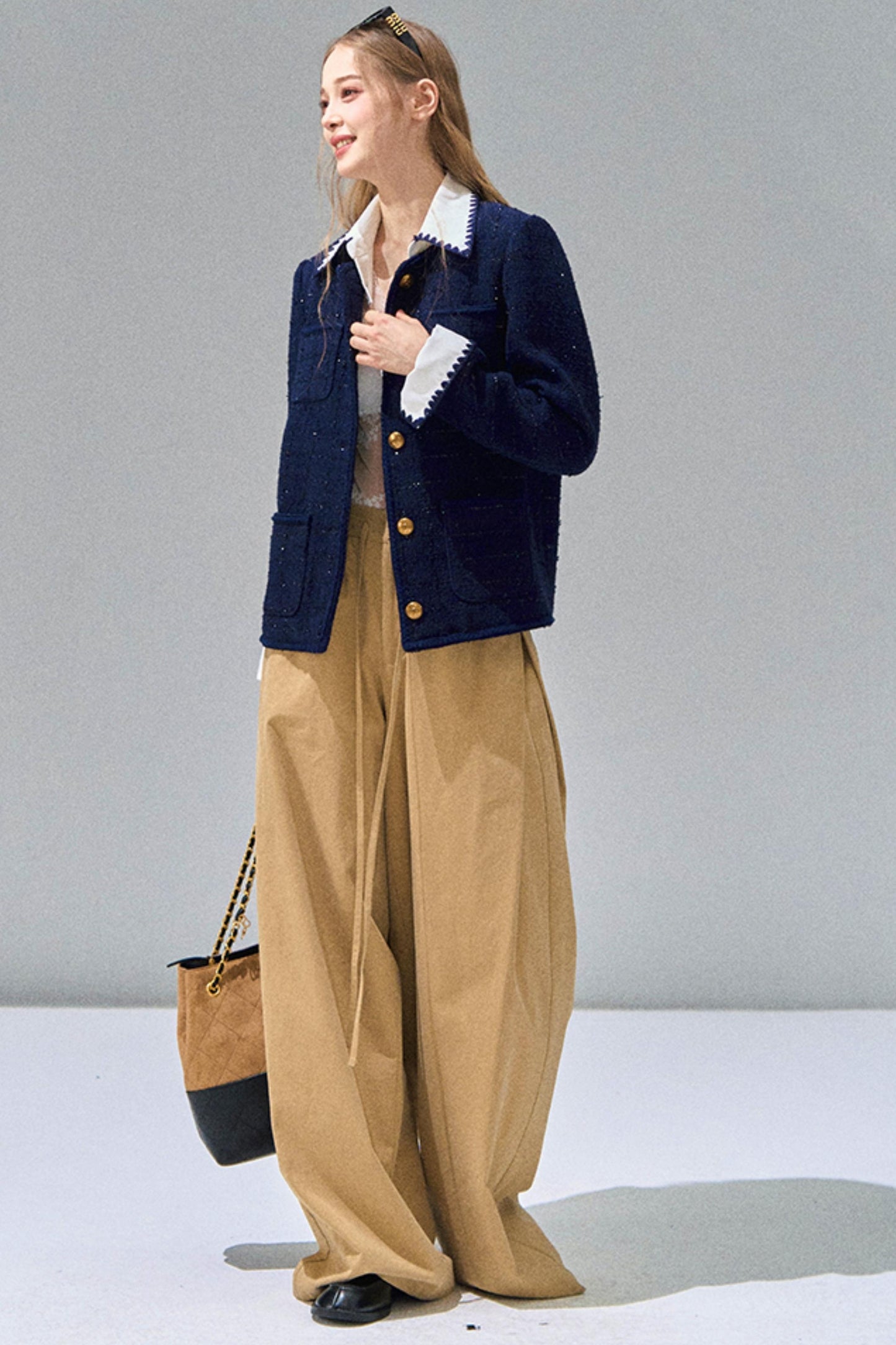 Detachable Collar Small Fragrance Jacket