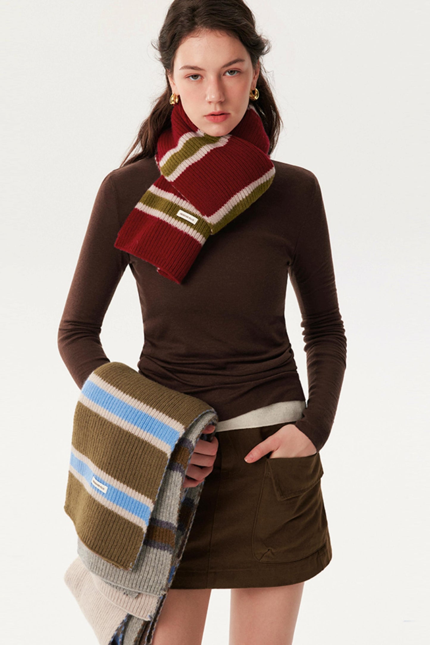 Winter Atmosphere Wool Scarf