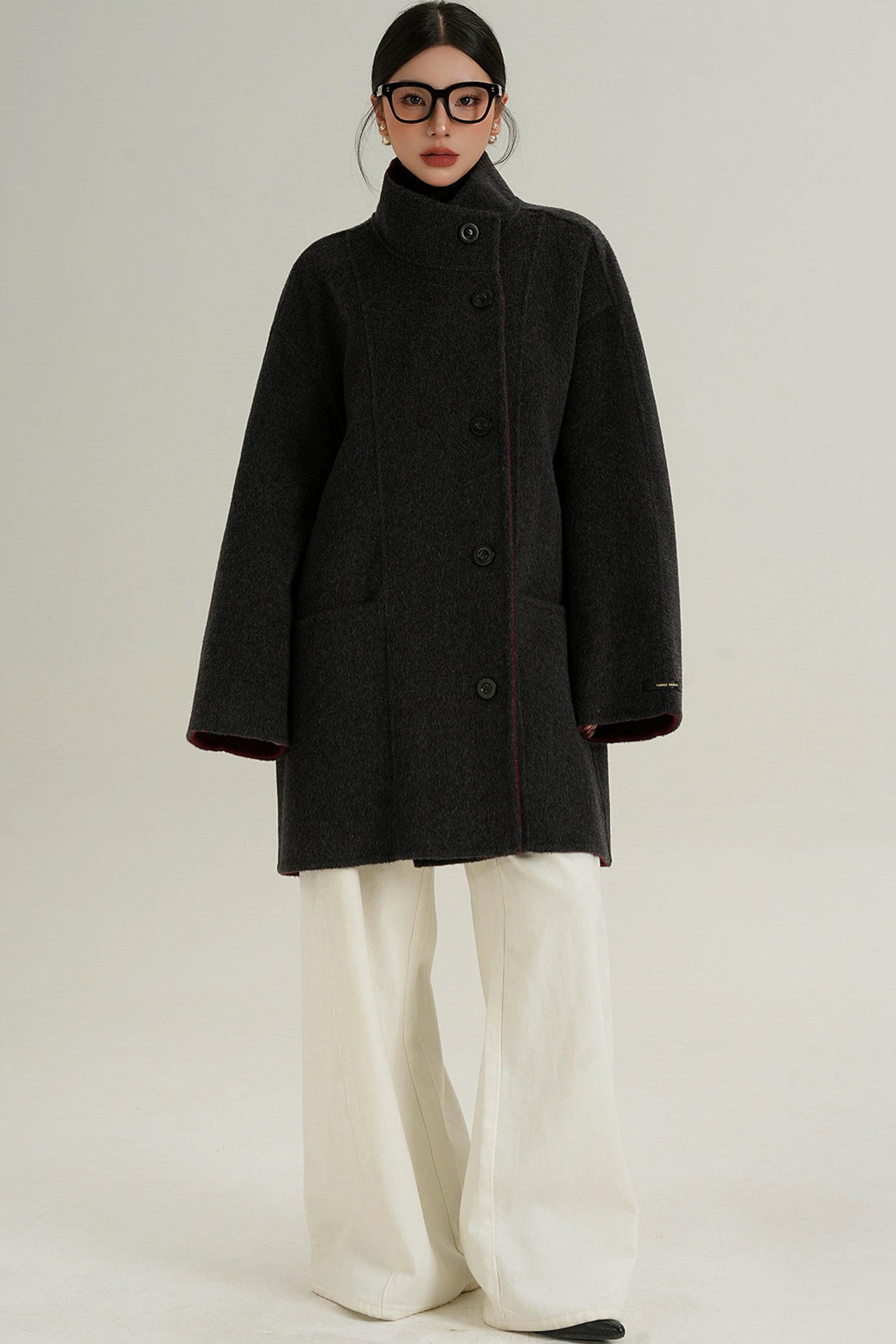 High-End Double-Sided Mid-Length Coat