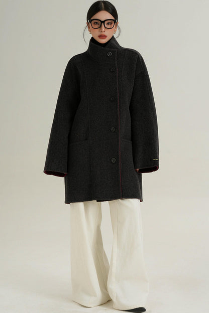 High-End Double-Sided Mid-Length Coat
