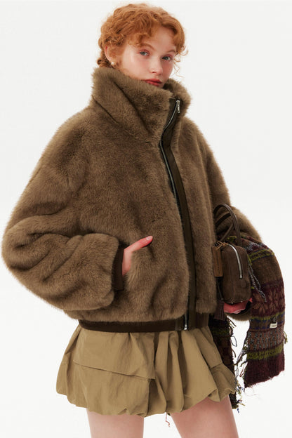 Vintage Eco-Friendly Fur Coat