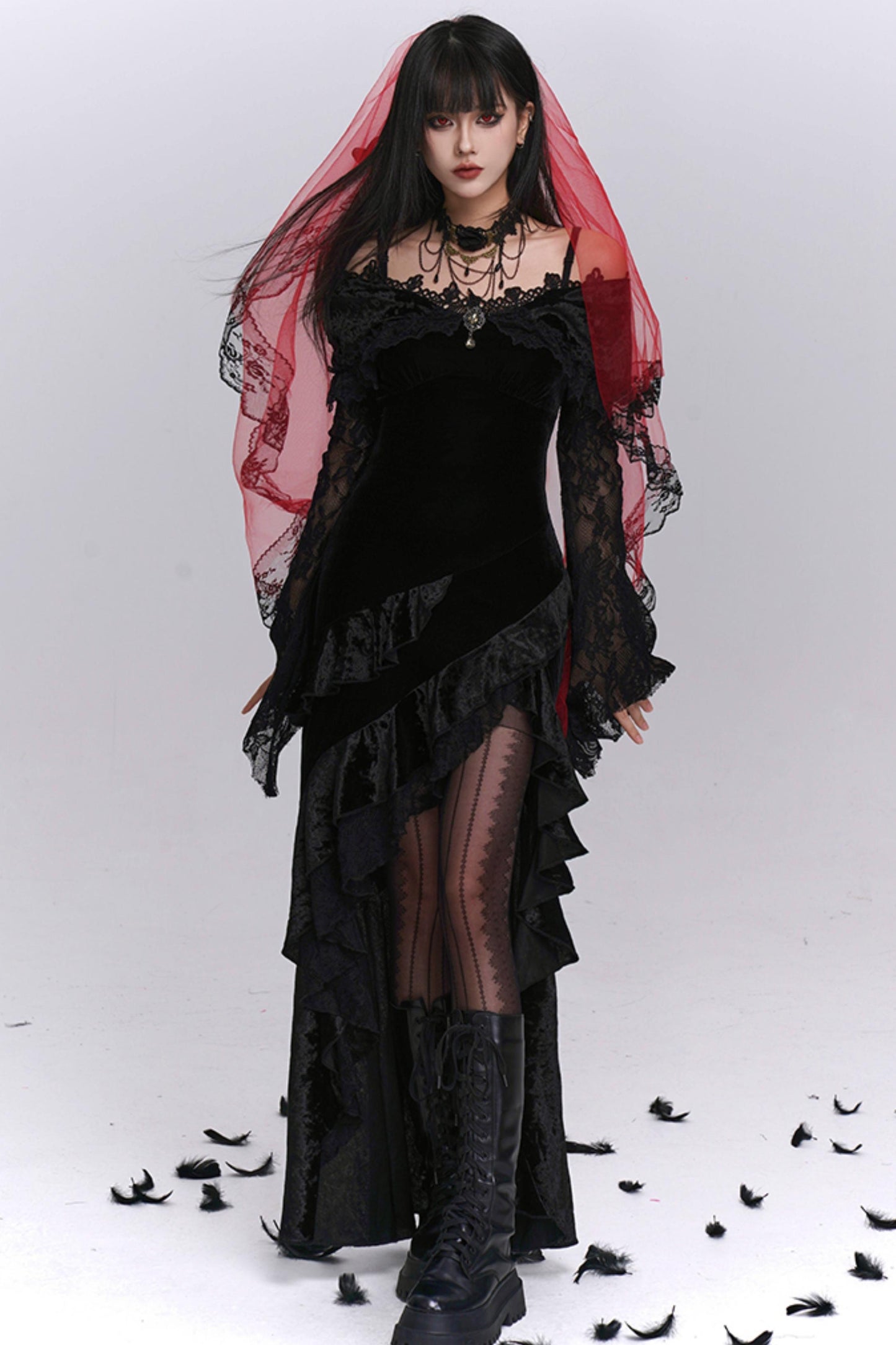 One-Shoulder Camisole Dress