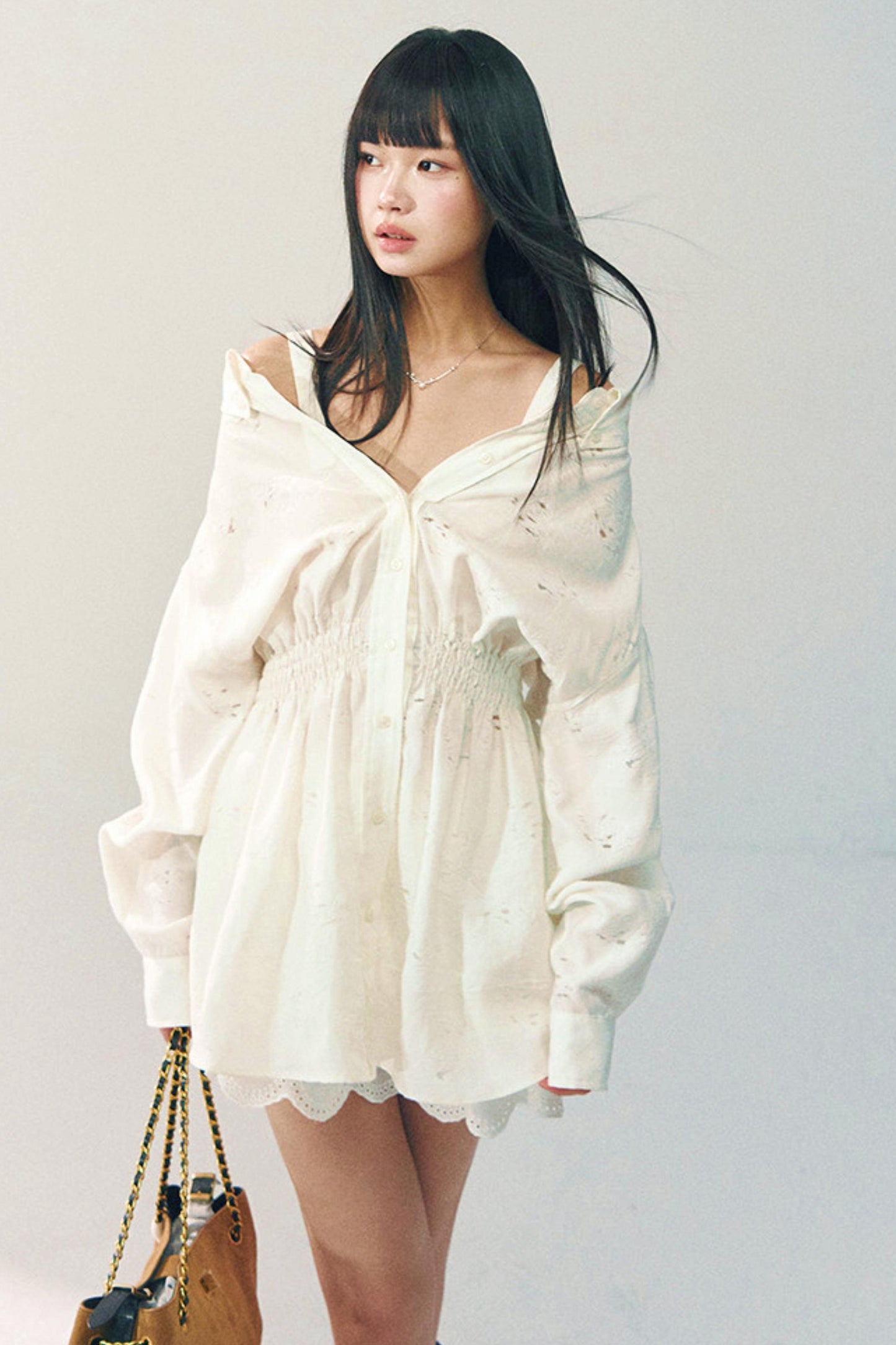 Off-Shoulder Lace Dress