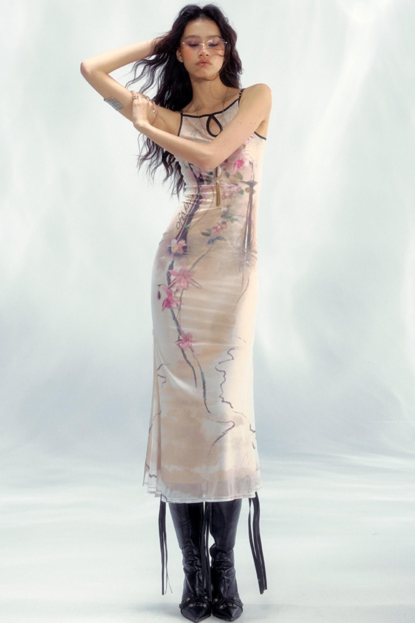 Zen Double Orchid Dress