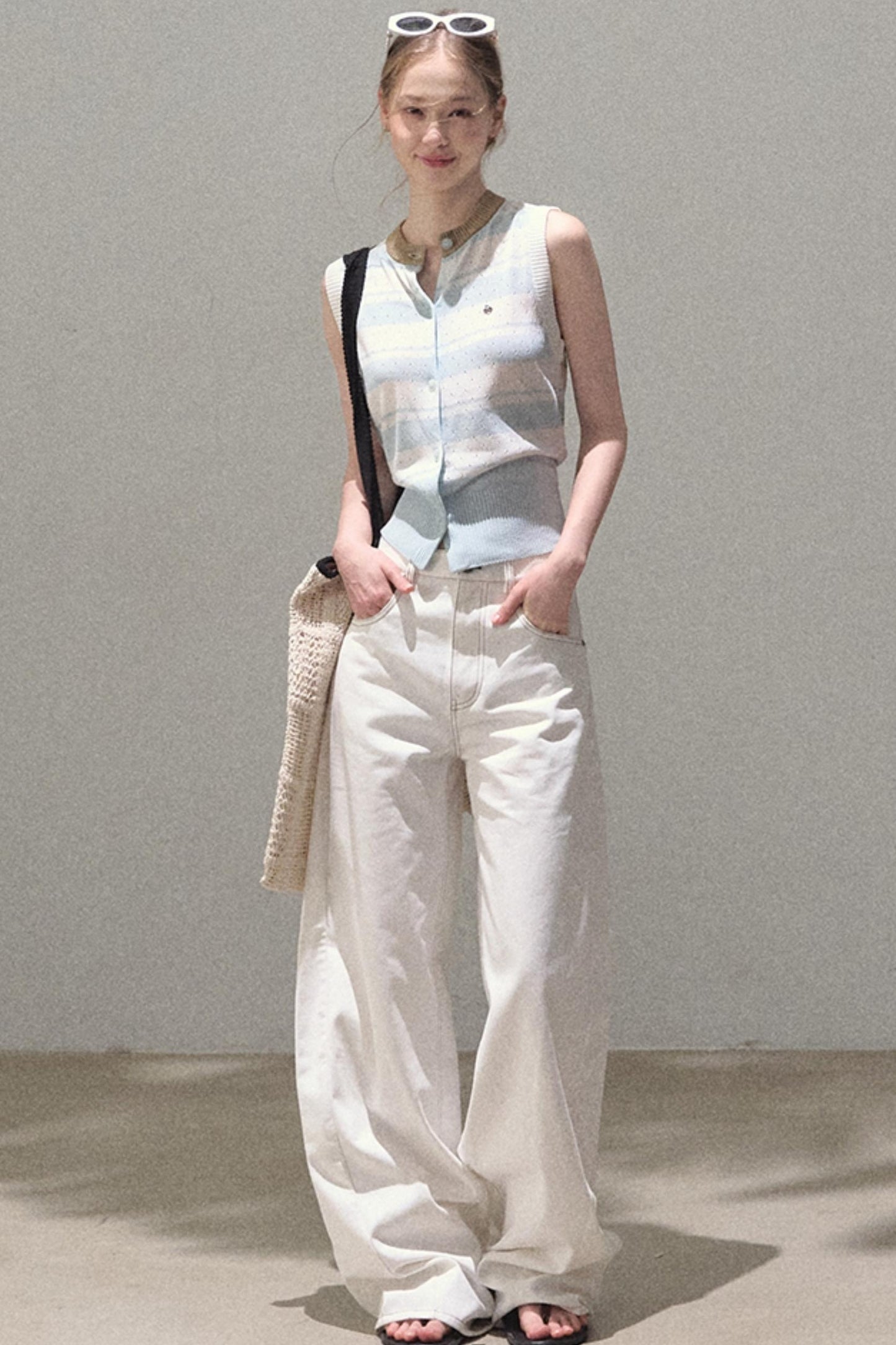 Vintage Rhinestone Halo Jeans