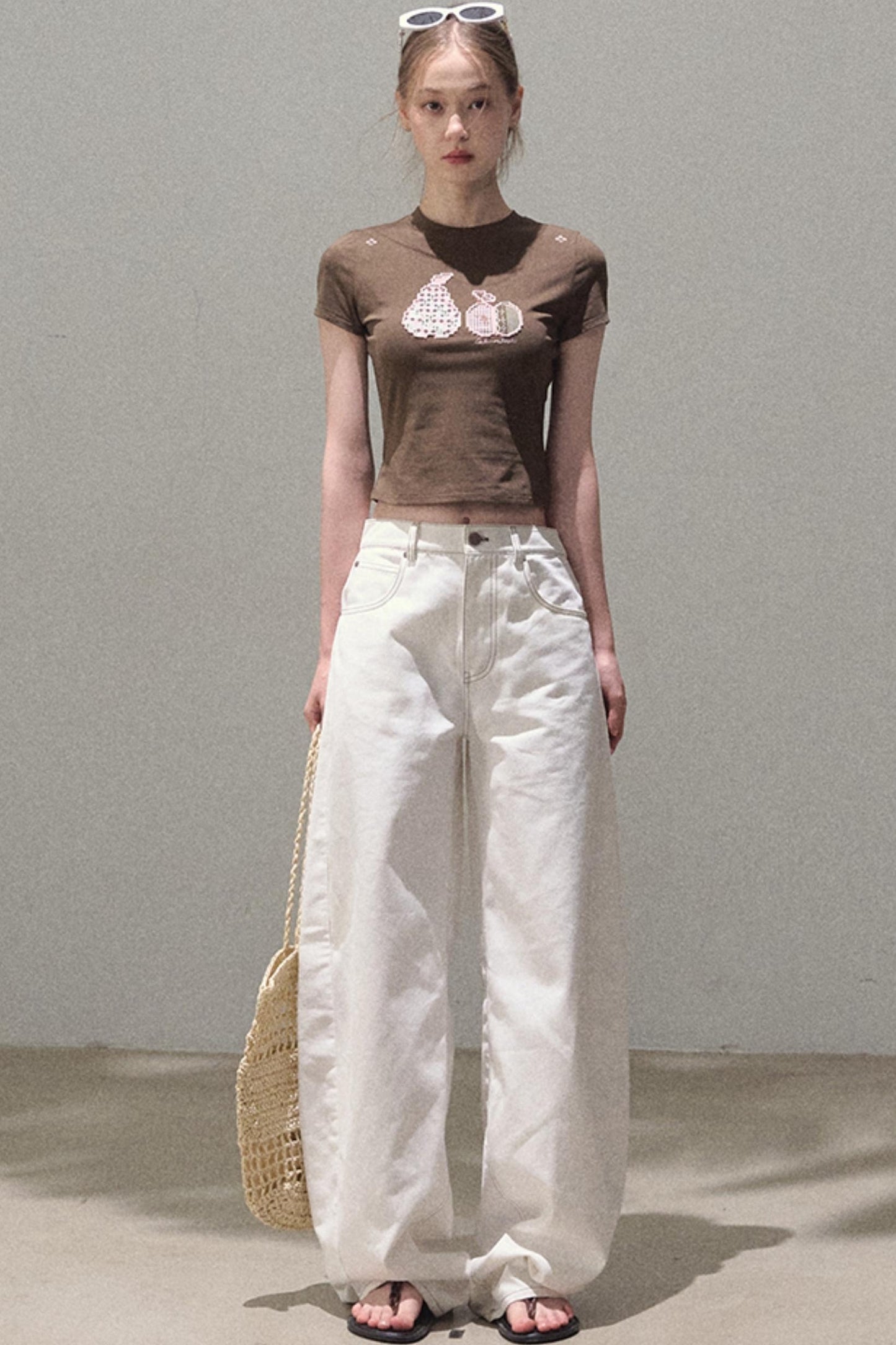 Vintage Rhinestone Halo Jeans