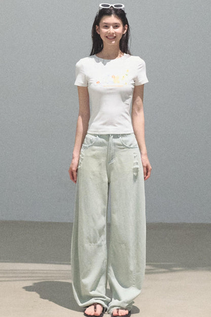 Skin-friendly Crewneck T-Shirt