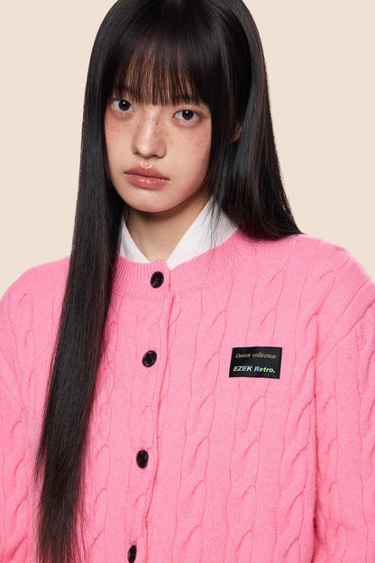 Twisted Knit Cardigan