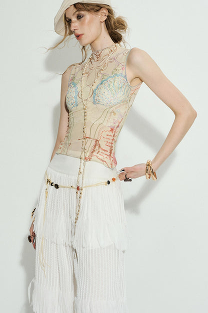 Ocean Shell Tank Top