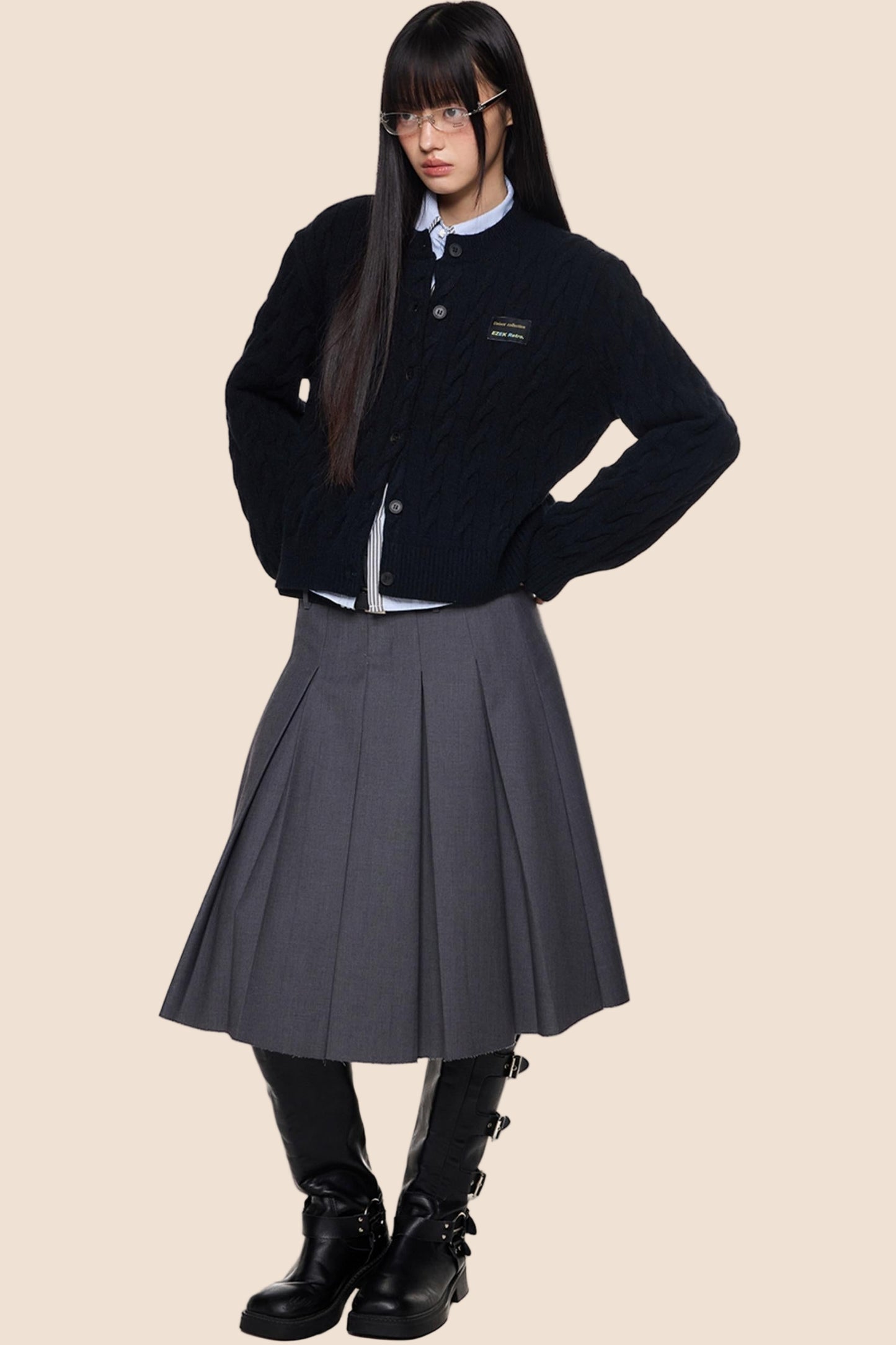 Twisted Knit Cardigan