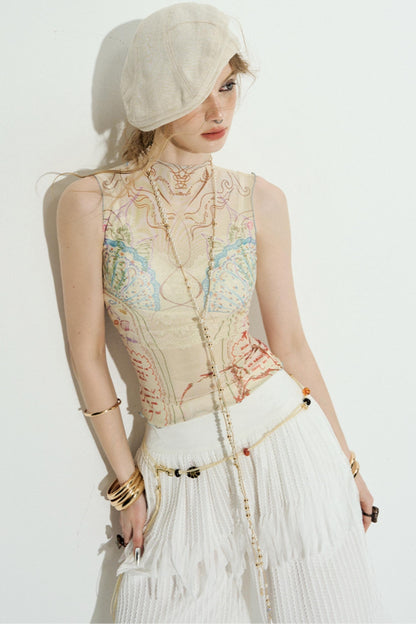 Ocean Shell Tank Top