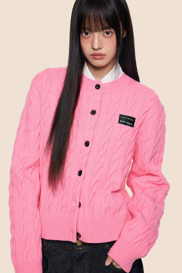 Twisted Knit Cardigan