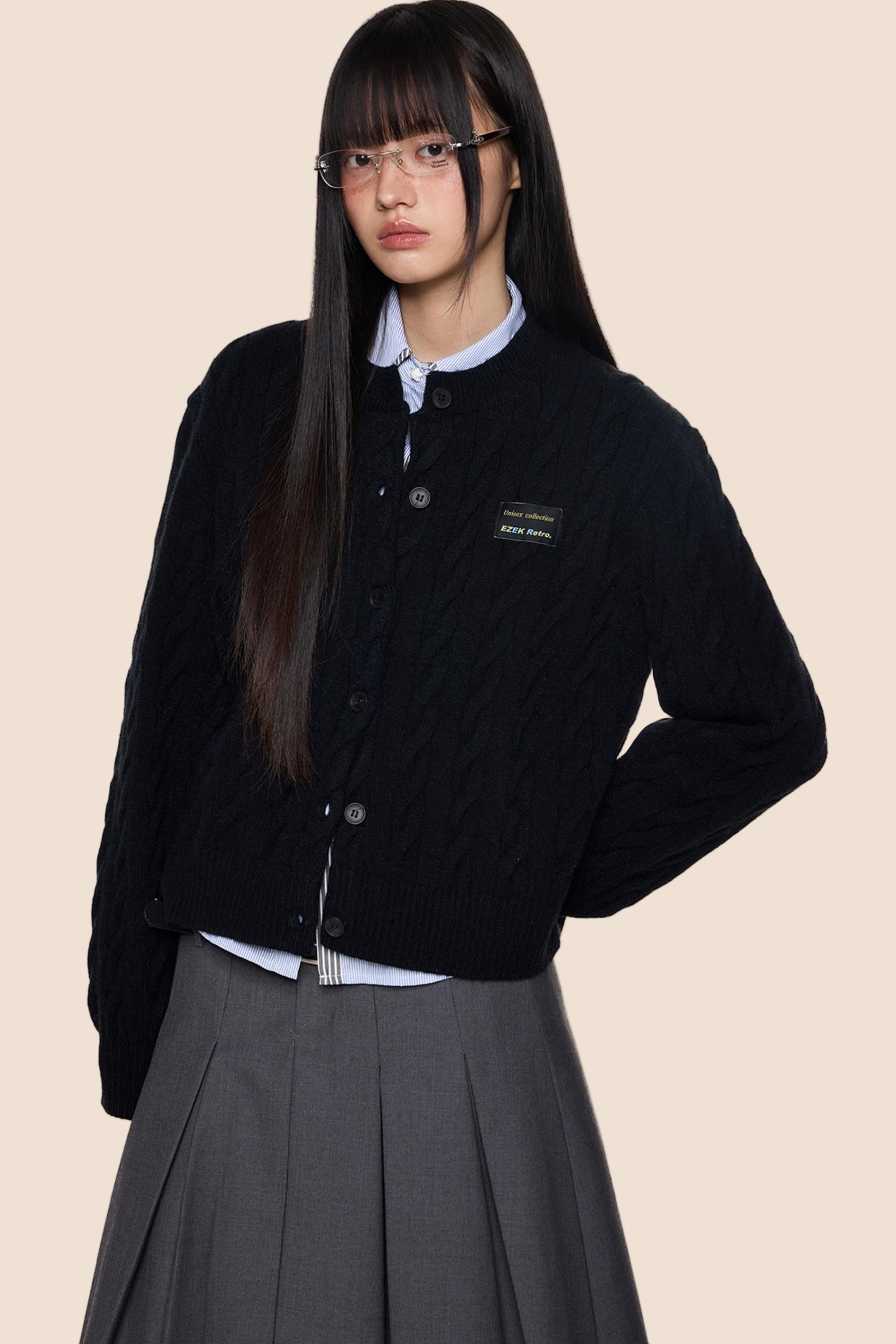 Twisted Knit Cardigan