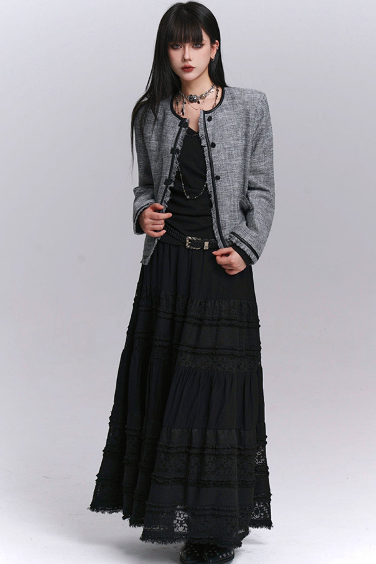 Good-Looking Gray Fragrant Jacket